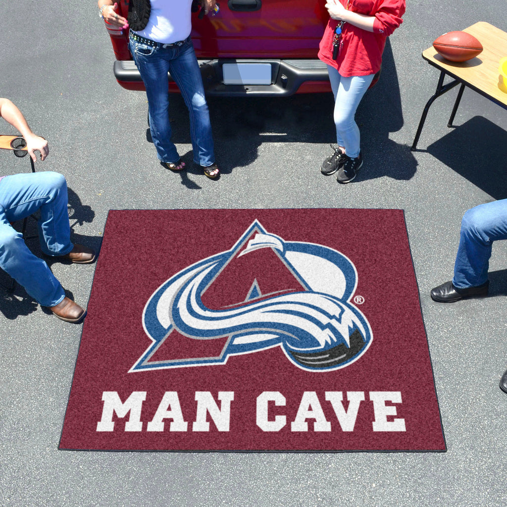 Colorado Avalanche Man Cave Tailgater Rug - 5ft. x 6ft.