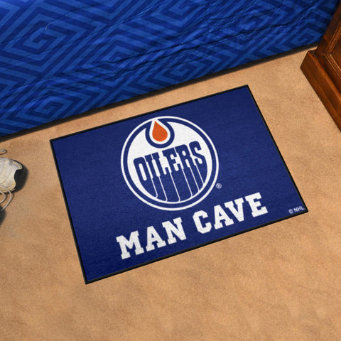 Edmonton Oilers Oilers Man Cave Starter Mat Accent Rug - 19in. x 30in.