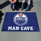 Edmonton Oilers Oilers Man Cave Ulti-Mat Rug - 5ft. x 8ft.