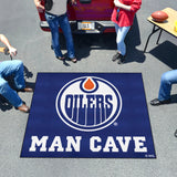 Edmonton Oilers Oilers Man Cave Tailgater Rug - 5ft. x 6ft.