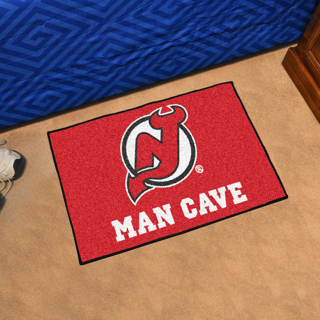New Jersey Devils Man Cave Starter Mat Accent Rug - 19in. x 30in.