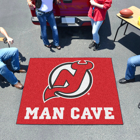 New Jersey Devils Man Cave Tailgater Rug - 5ft. x 6ft.
