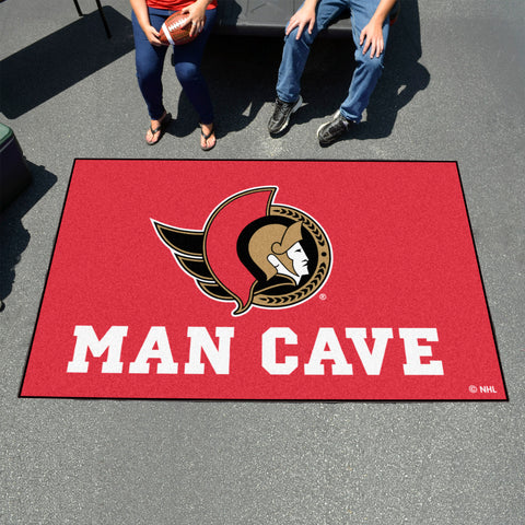 Ottawa Senators Man Cave Ulti-Mat Rug - 5ft. x 8ft.