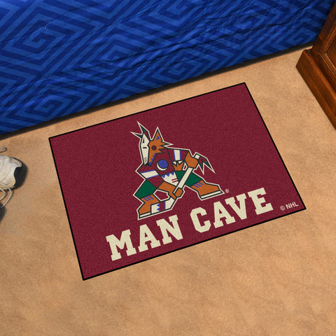 Arizona Coyotes Man Cave Starter Mat Accent Rug - 19in. x 30in.