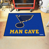 St. Louis Blues Man Cave All-Star Rug - 34 in. x 42.5 in.