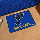 St. Louis Blues Man Cave Starter Mat Accent Rug - 19in. x 30in.