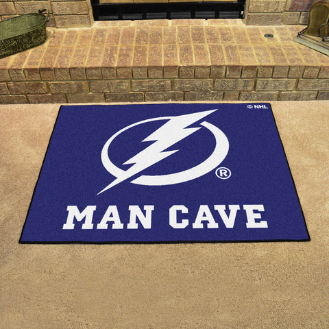 Tampa Bay Lightning Man Cave All-Star Rug - 34 in. x 42.5 in.