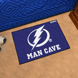 Tampa Bay Lightning Man Cave Starter Mat Accent Rug - 19in. x 30in.