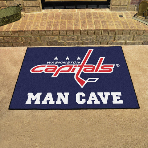 Washington Capitals Man Cave All-Star Rug - 34 in. x 42.5 in.
