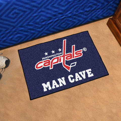 Washington Capitals Man Cave Starter Mat Accent Rug - 19in. x 30in.