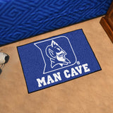 Duke Blue Devils Man Cave Starter Mat Accent Rug - 19in. x 30in., Devil Logo