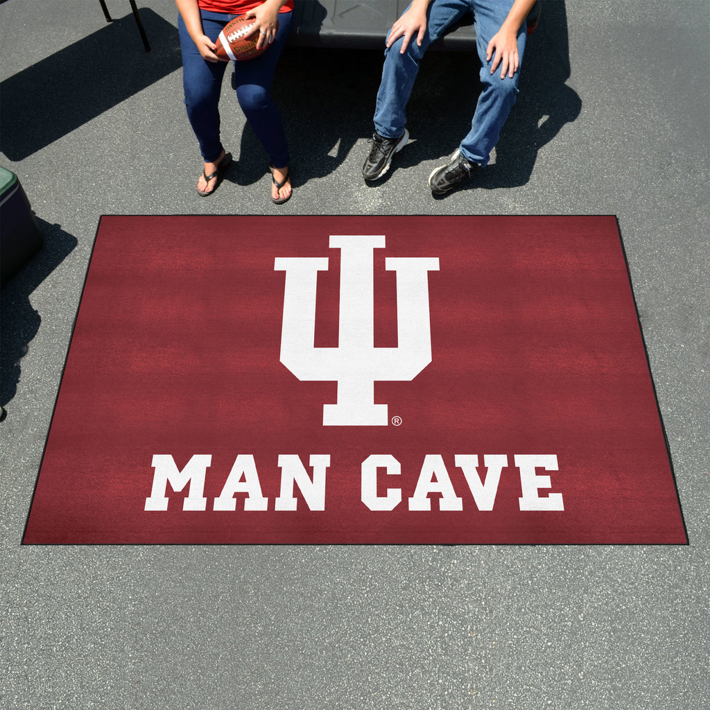 Indiana Hooisers Man Cave Ulti-Mat Rug - 5ft. x 8ft.