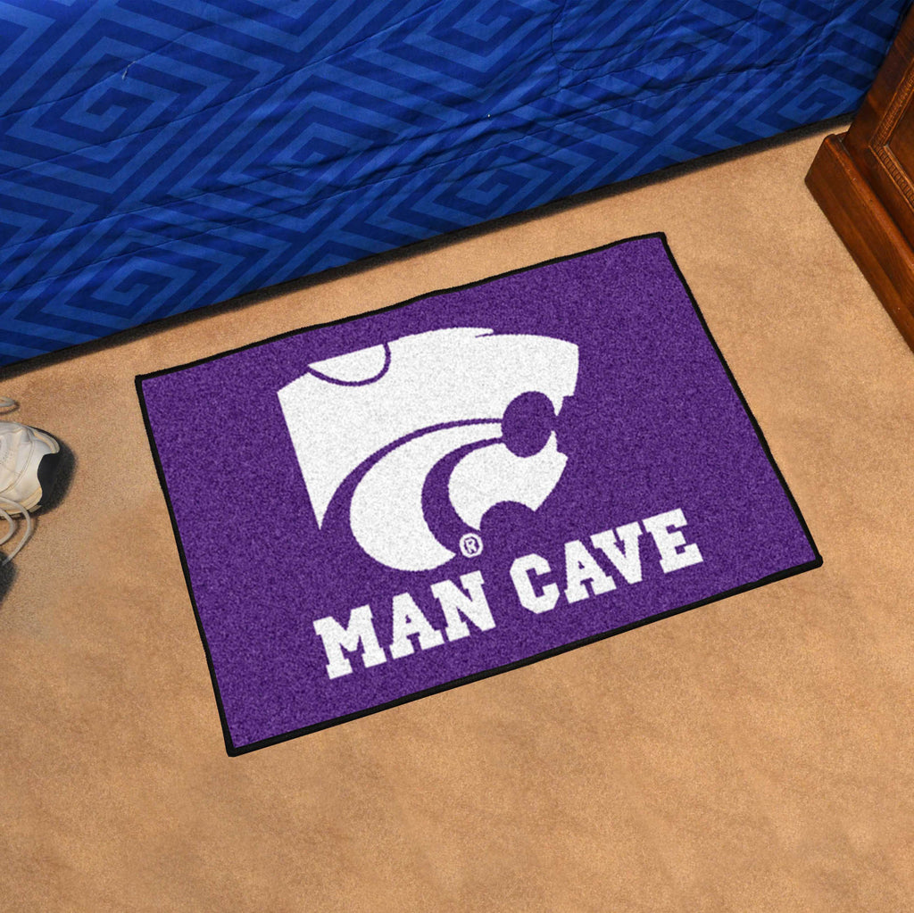 Kansas State Wildcats Man Cave Starter Mat Accent Rug - 19in. x 30in.