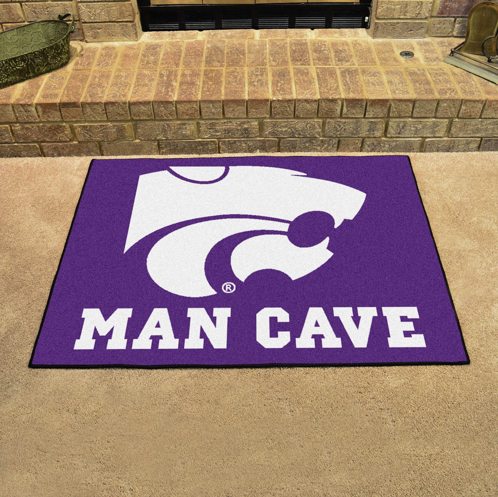 Kansas State Wildcats Man Cave All-Star Rug - 34 in. x 42.5 in.