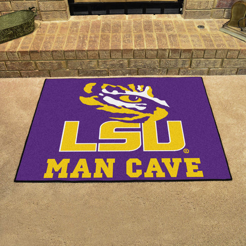 LSU Tigers Man Cave All-Star Rug - 34 in. x 42.5 in.