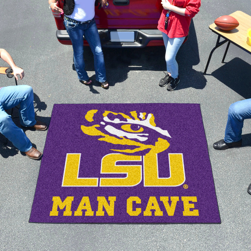 LSU Tigers Man Cave Tailgater Rug - 5ft. x 6ft.