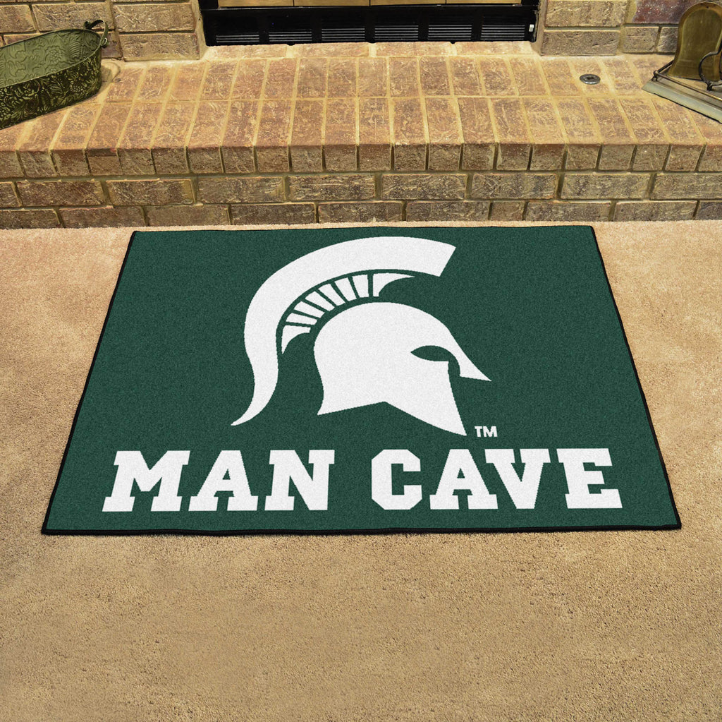 Michigan State Spartans Man Cave All-Star Rug - 34 in. x 42.5 in.
