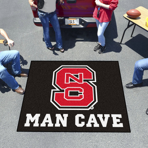 NC State Wolfpack Man Cave Tailgater Rug - 5ft. x 6ft., NSC Logo