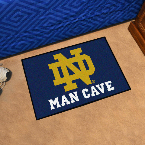 Notre Dame Fighting Irish Man Cave Starter Mat Accent Rug - 19in. x 30in.