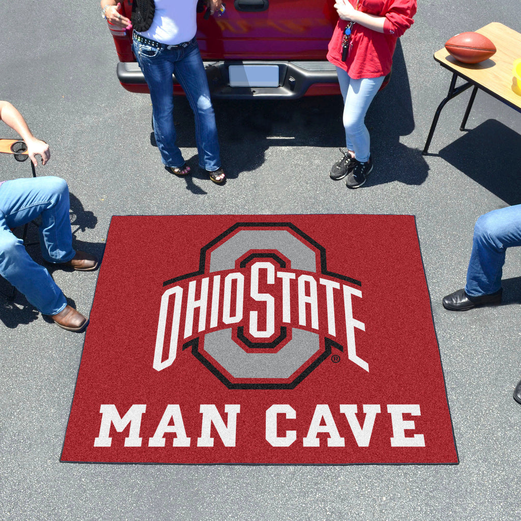 Ohio State Buckeyes Man Cave Tailgater Rug - 5ft. x 6ft.