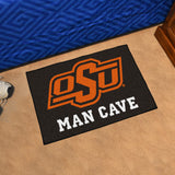 Oklahoma State Cowboys Man Cave Starter Mat Accent Rug - 19in. x 30in.