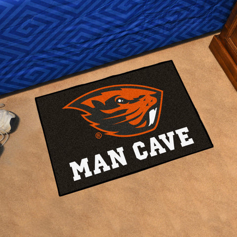 Oregon State Beavers Man Cave Starter Mat Accent Rug - 19in. x 30in.