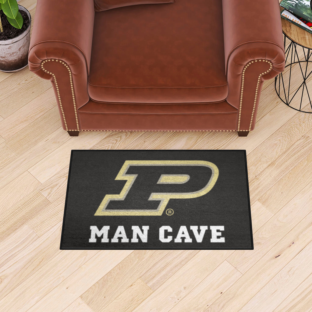 Purdue Boilermakers Man Cave Starter Mat Accent Rug - 19in. x 30in.