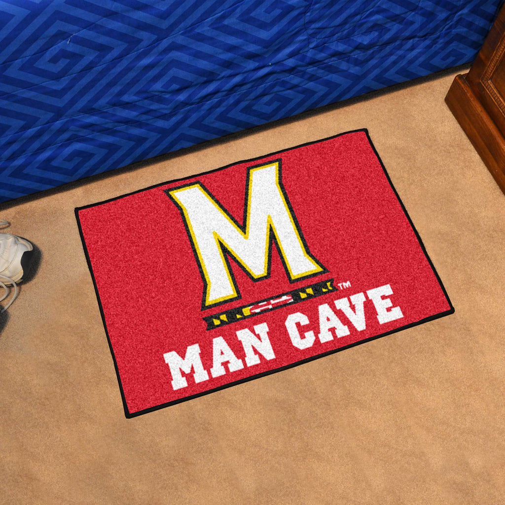 Maryland Terrapins Man Cave Starter Mat Accent Rug - 19in. x 30in.