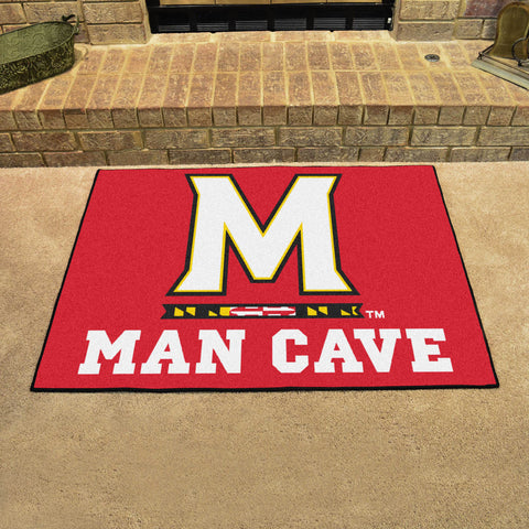 Maryland Terrapins Man Cave All-Star Rug - 34 in. x 42.5 in.