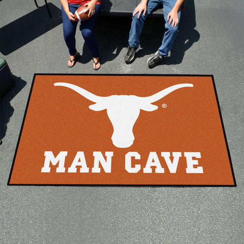Texas Longhorns Man Cave Ulti-Mat Rug - 5ft. x 8ft.