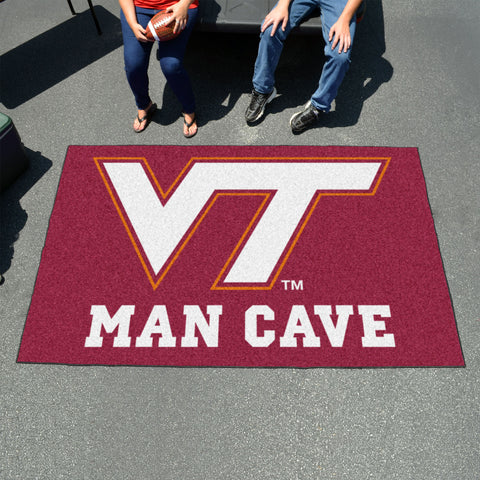 Virginia Tech Hokies Man Cave Ulti-Mat Rug - 5ft. x 8ft.