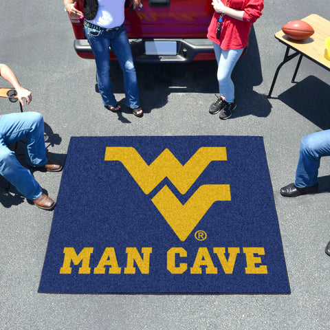 West Virginia Mountaineers Man Cave Tailgater Rug - 5ft. x 6ft.