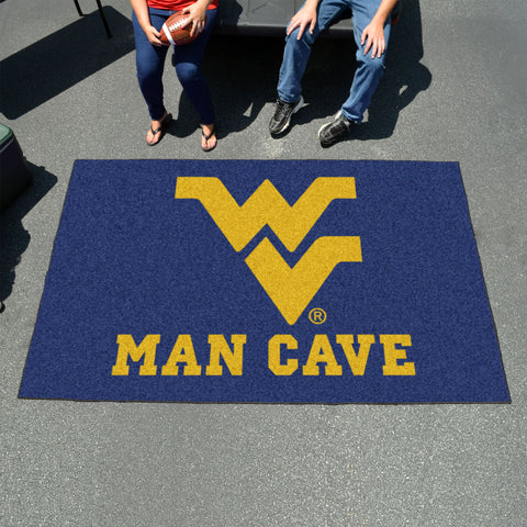West Virginia Mountaineers Man Cave Ulti-Mat Rug - 5ft. x 8ft.