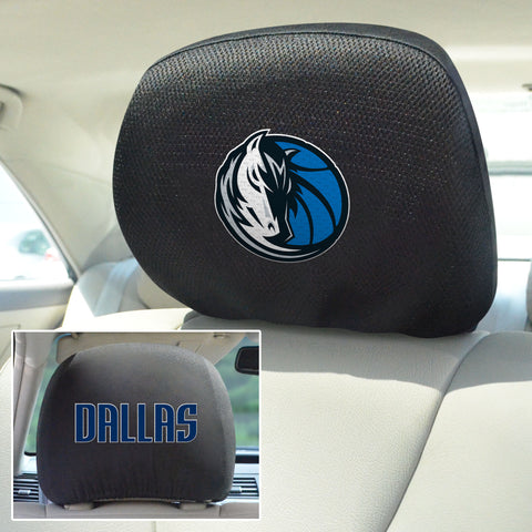 Dallas Mavericks Embroidered Head Rest Cover Set - 2 Pieces