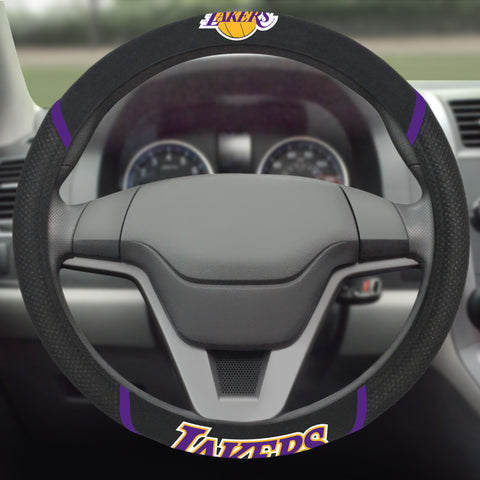 Los Angeles Lakers Embroidered Steering Wheel Cover