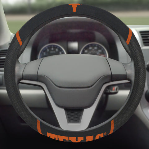 Texas Longhorns Embroidered Steering Wheel Cover