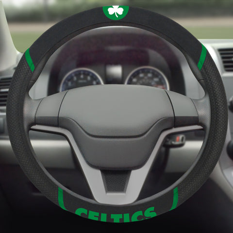 Boston Celtics Embroidered Steering Wheel Cover
