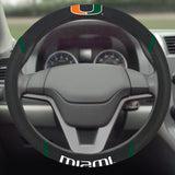 Miami Hurricanes Embroidered Steering Wheel Cover