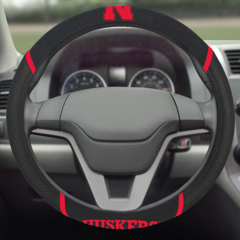 Nebraska Cornhuskers Embroidered Steering Wheel Cover