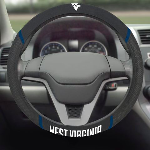 West Virginia Mountaineers Embroidered Steering Wheel Cover