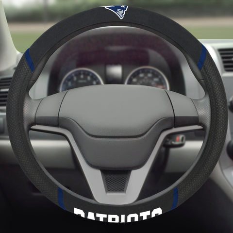 New England Patriots Embroidered Steering Wheel Cover