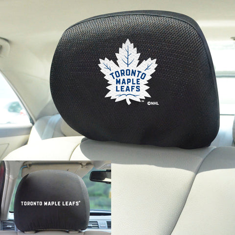Toronto Maple Leafs Embroidered Head Rest Cover Set - 2 Pieces