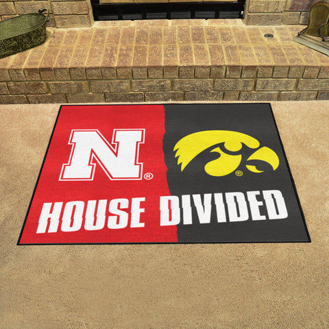 House Divided - Nebraska / Iowa Rug 34 in. x 42.5 in.
