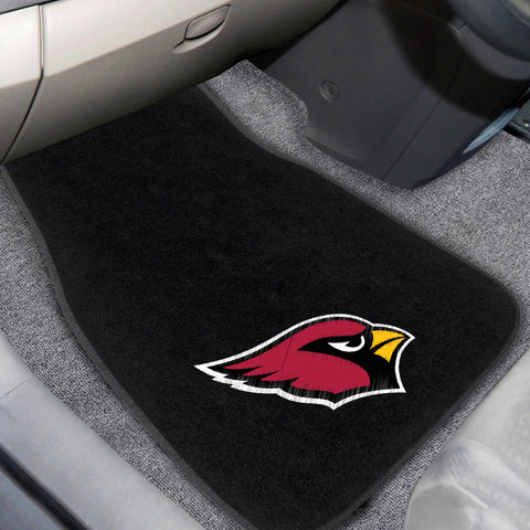 Arizona Cardinals Embroidered Car Mat Set - 2 Pieces