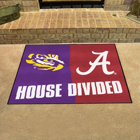House Divided - LSU / Alabama Rug 34 in. x 42.5 in.