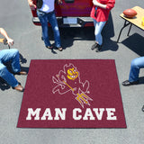 Arizona State Sun Devils Man Cave Tailgater Rug - 5ft. x 6ft., Sparky Logo