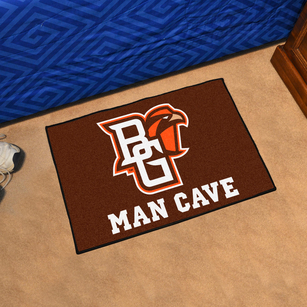 Bowling Green Falcons Man Cave Starter Mat Accent Rug - 19in. x 30in.
