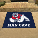 Fresno State Bulldogs Man Cave All-Star Rug - 34 in. x 42.5 in., Navy