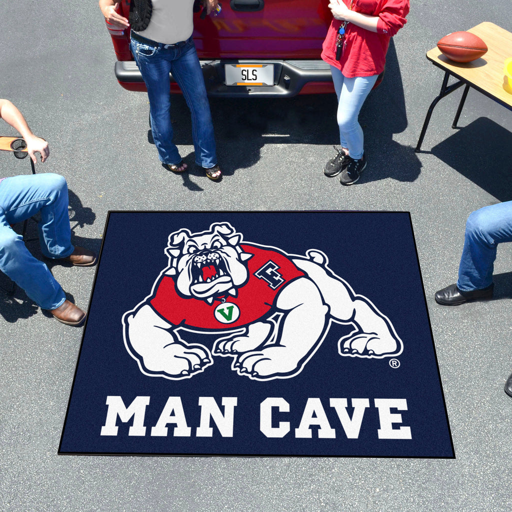 Fresno State Bulldogs Man Cave Tailgater Rug - 5ft. x 6ft., Navy