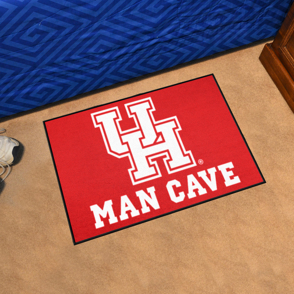 Houston Cougars Man Cave Starter Mat Accent Rug - 19in. x 30in.